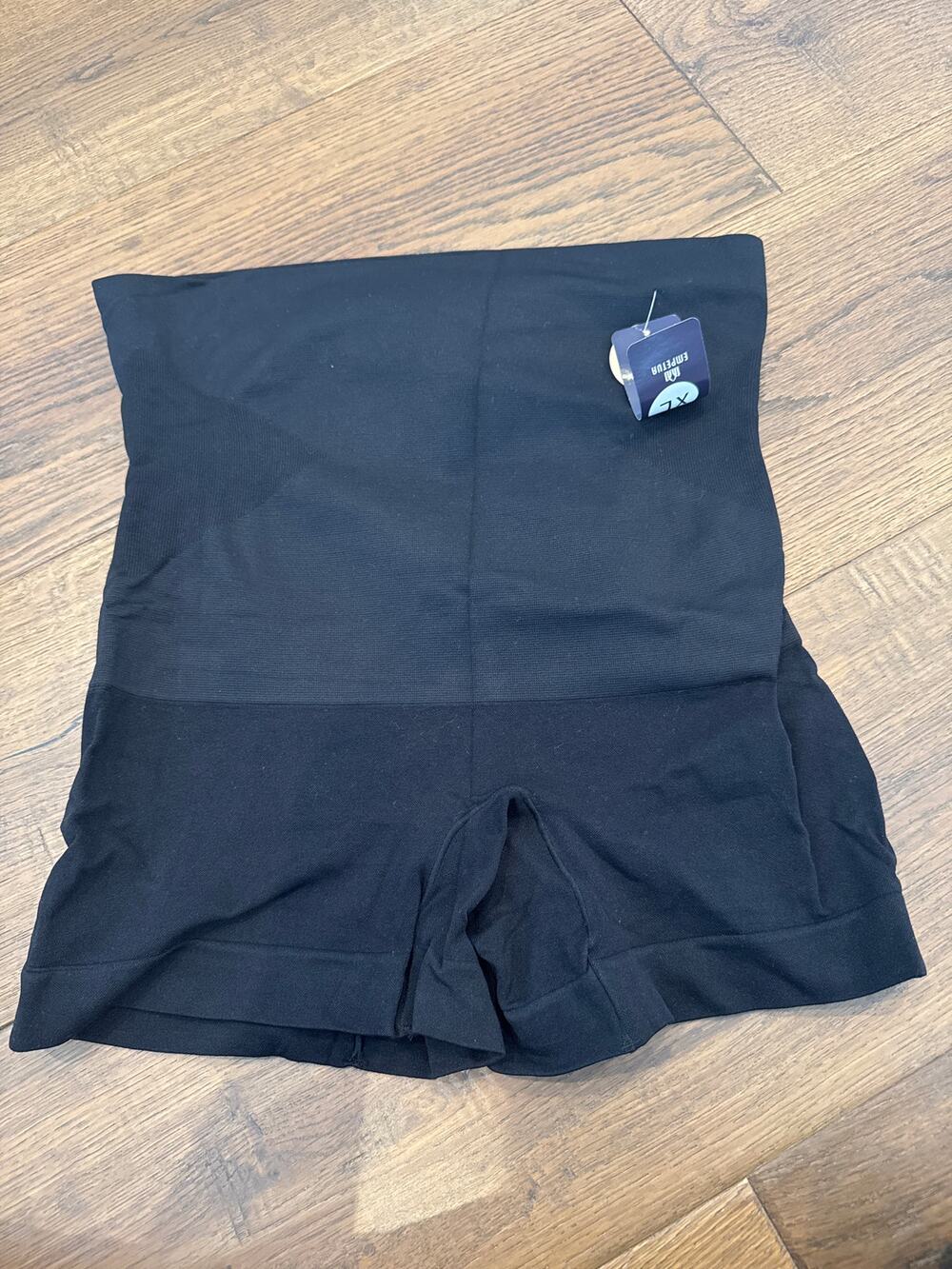 Empetua All Day Everyday High Waisted Shaper Boyshort Black Women's XL NWT